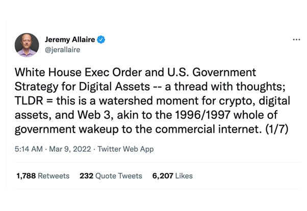 Jeremy Allaire tweet