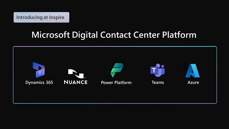 Microsoft digital contact center platform