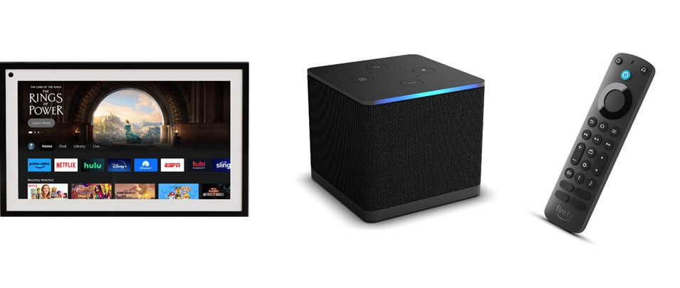 Amazon Fire TV Cube, Amazon Alexa Voice Remote Pro