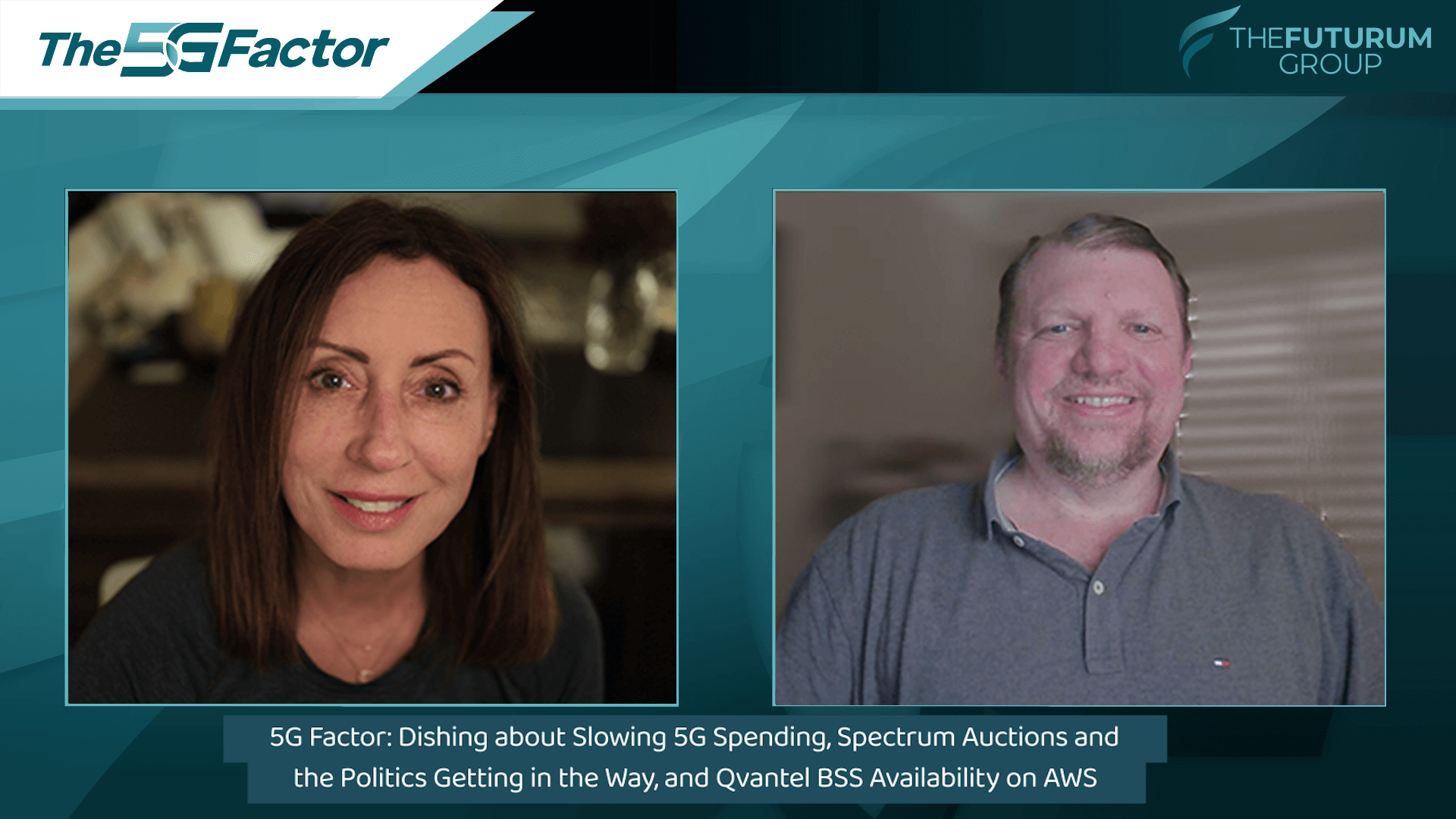 The 5G Factor: Dshing about Slowing 5G Spending, Spectrum Auction, Qvantel on AWS